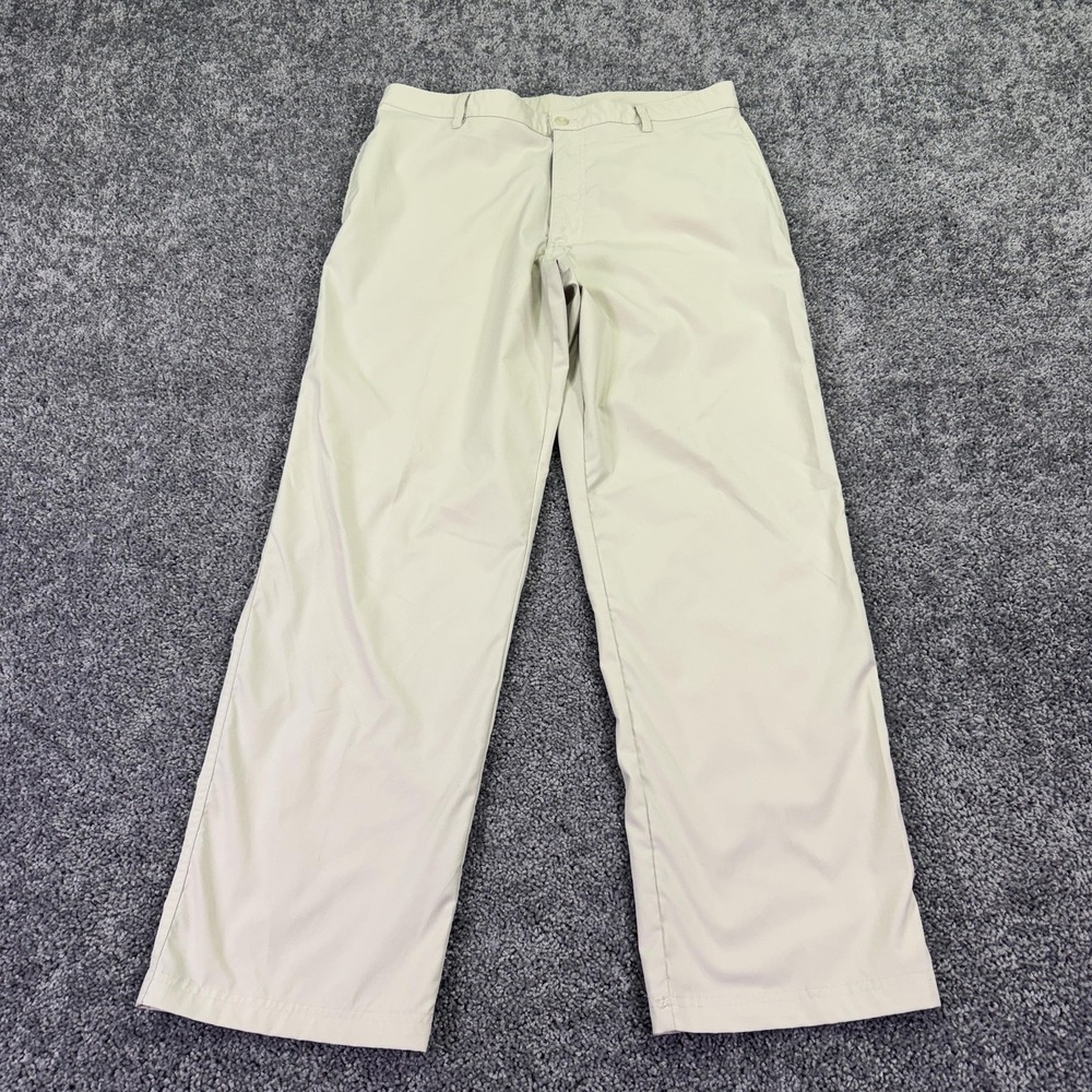 C9 By Champion Pants Mens 36x32 Beige Relaxed Microfiber Casual City Pockets